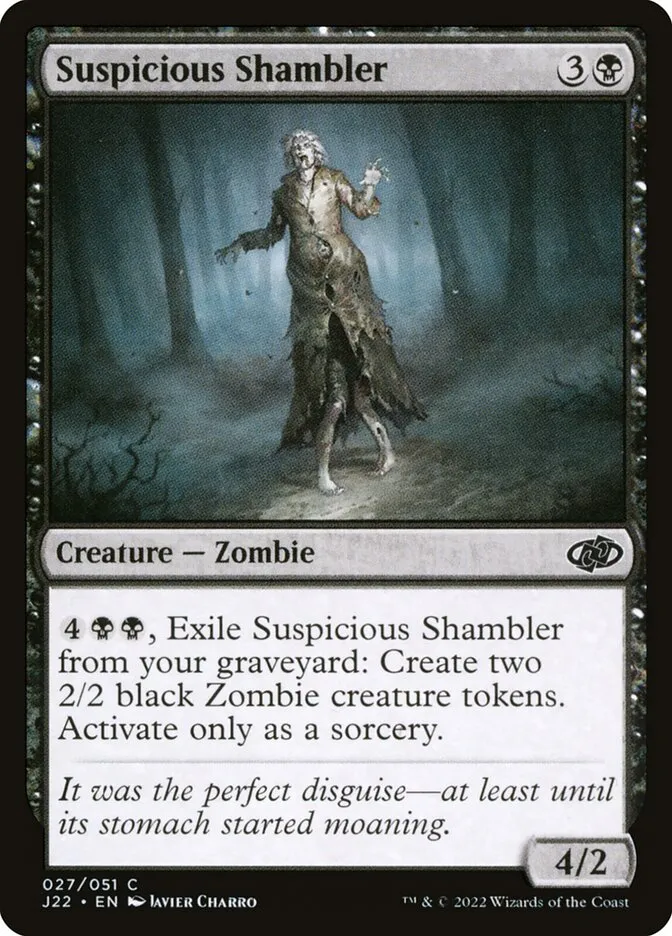 2022 Jumpstart 2022 Suspicious Shambler #27 common card image