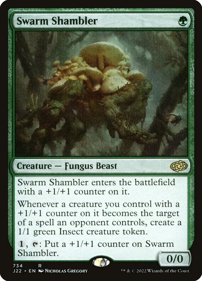 2022 Jumpstart 2022 Swarm Shambler #734 rare card image