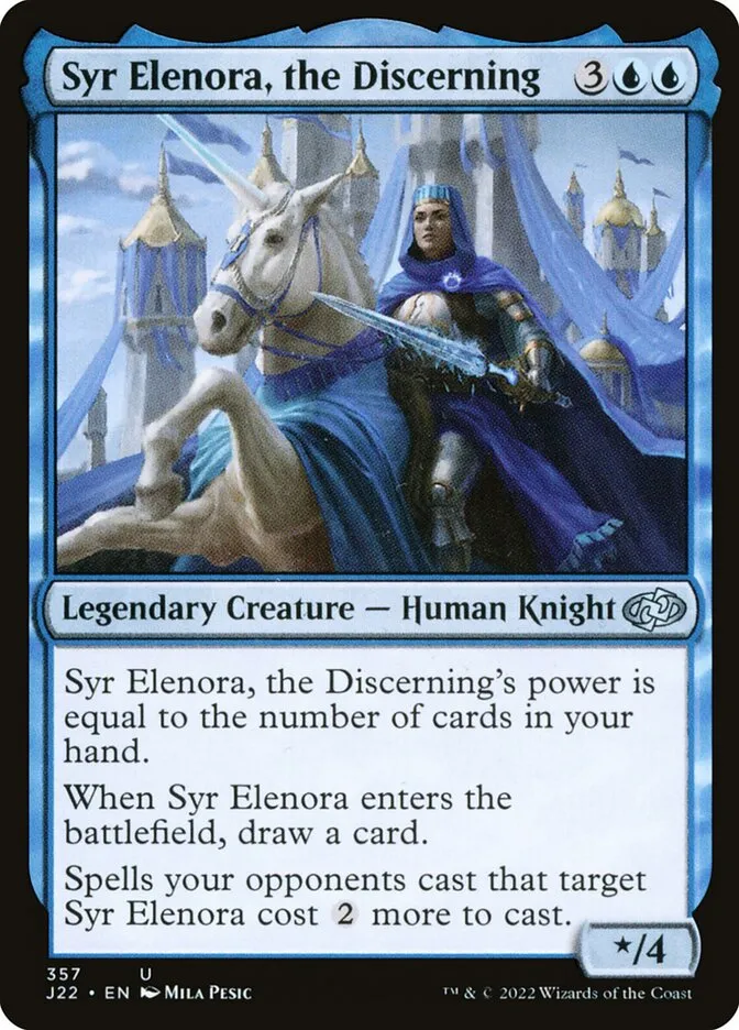 2022 Jumpstart 2022 Syr Elenora, the Discerning #357 uncommon card image