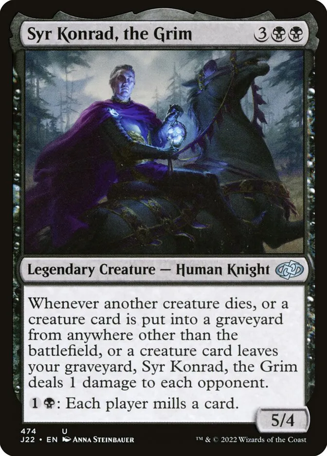 2022 Jumpstart 2022 Syr Konrad, the Grim #474 uncommon card image
