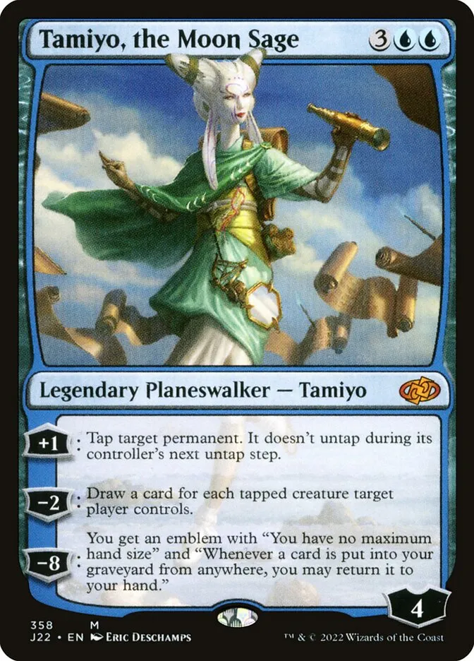 2022 Jumpstart 2022 Tamiyo, the Moon Sage #358 mythic card image