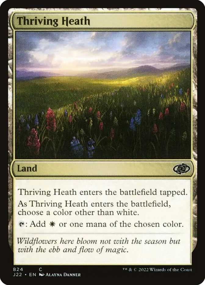2022 Jumpstart 2022 Thriving Heath common #824 common card image