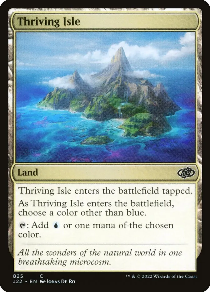 2022 Jumpstart 2022 Thriving Isle #825 common card image