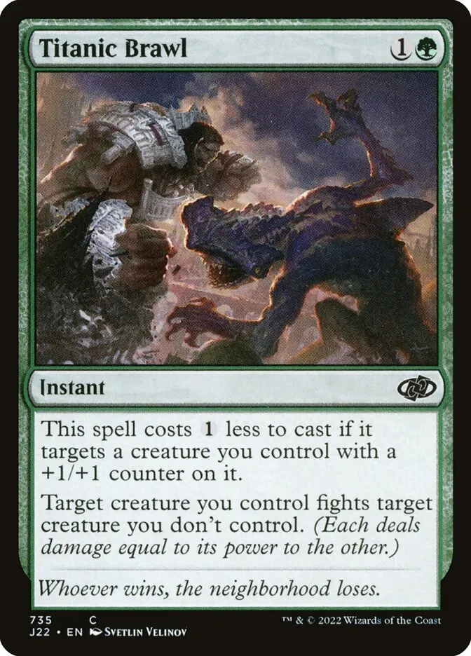 2022 Jumpstart 2022 Titanic Brawl #735 common card image