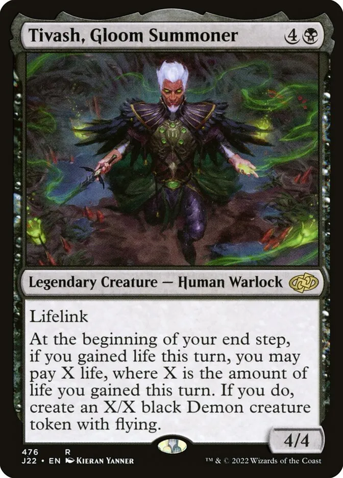 2022 Jumpstart 2022 Tivash, Gloom Summoner #476 rare card image