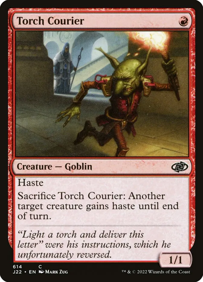 2022 Jumpstart 2022 Torch Courier common #614 common card image