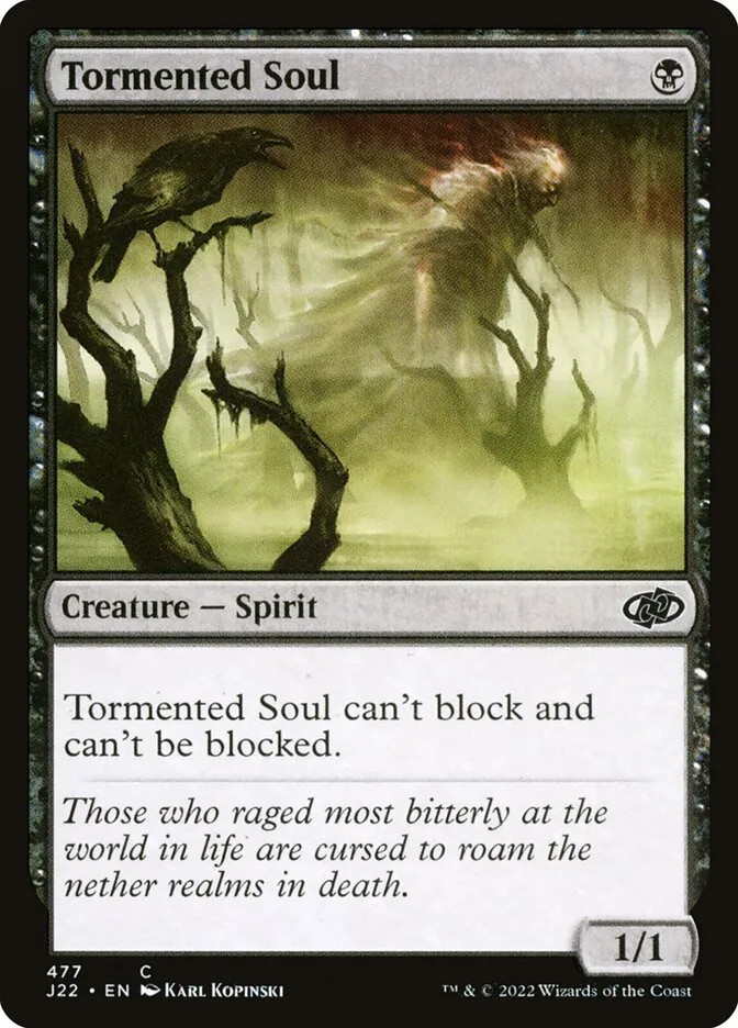2022 Jumpstart 2022 Tormented Soul common #477 common card image