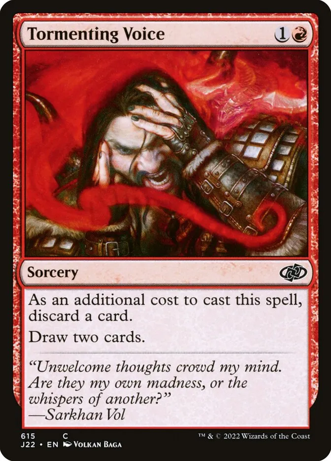 2022 Jumpstart 2022 Tormenting Voice #615 common card image