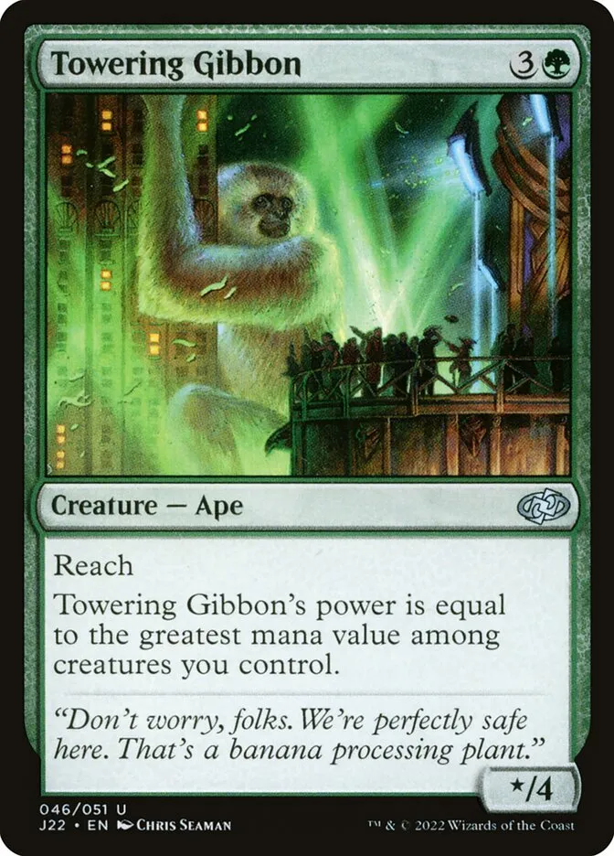 2022 Jumpstart 2022 Towering Gibbon #46 uncommon card image