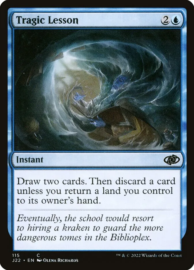2022 Jumpstart 2022 Tragic Lesson common #115 common card image