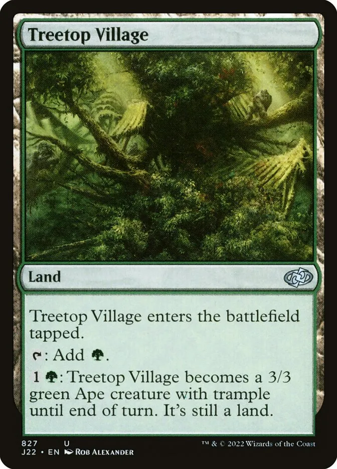 2022 Jumpstart 2022 Treetop Village #827 uncommon card image