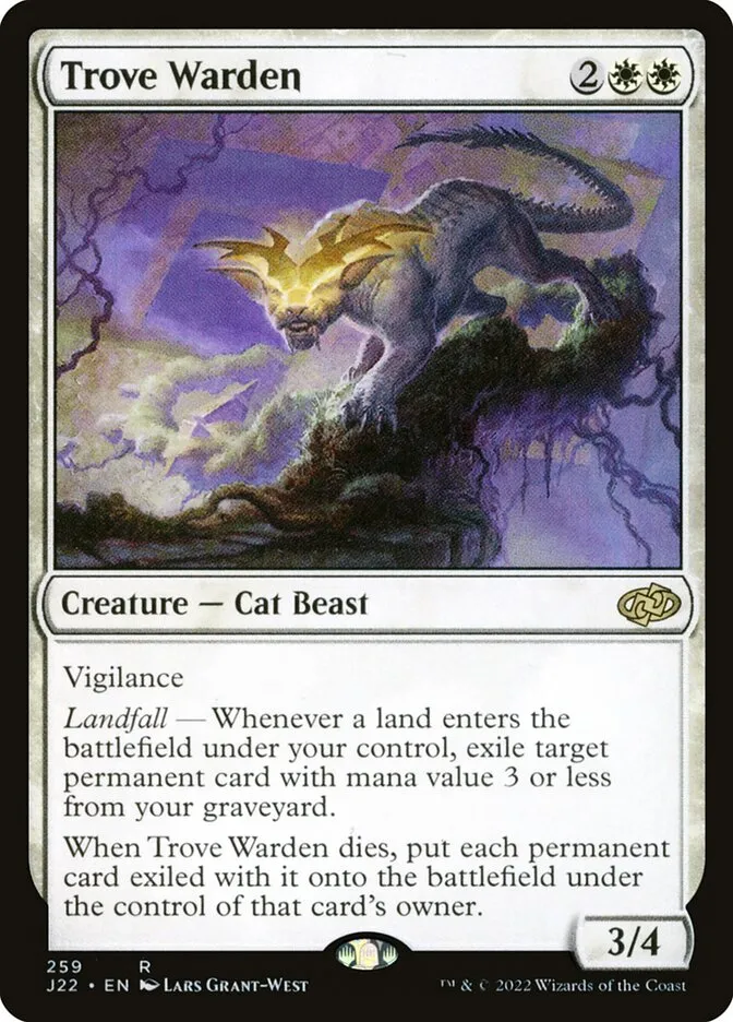 2022 Jumpstart 2022 Trove Warden #259 rare card image