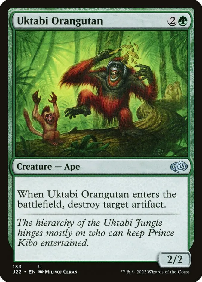2022 Jumpstart 2022 Uktabi Orangutan #133 uncommon card image