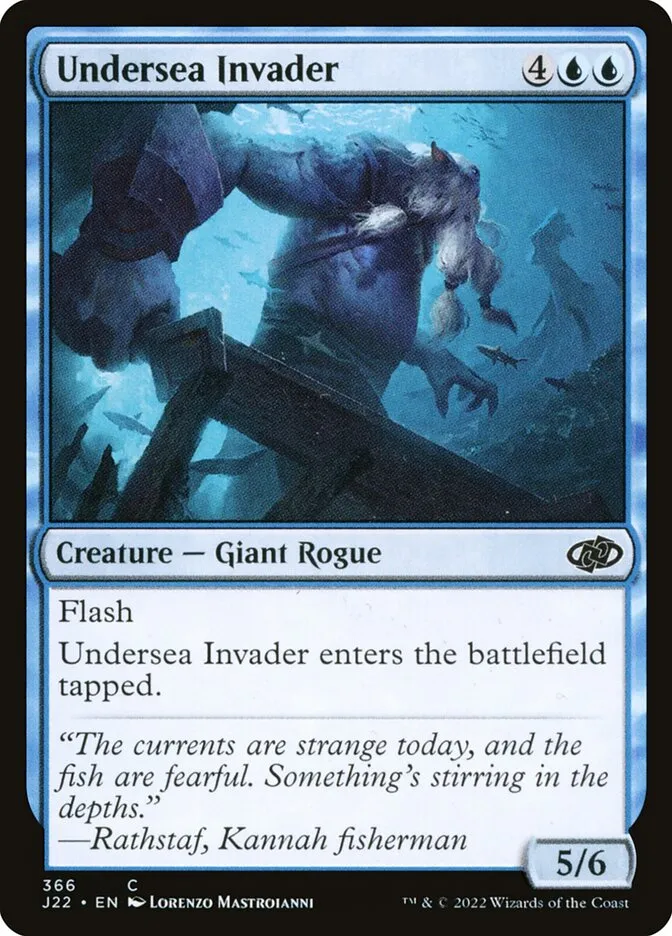 2022 Jumpstart 2022 Undersea Invader #366 common card image