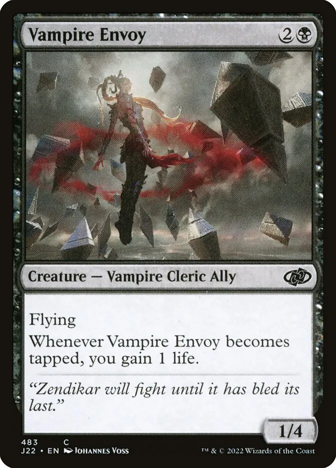 2022 Jumpstart 2022 Vampire Envoy common #483 common card image
