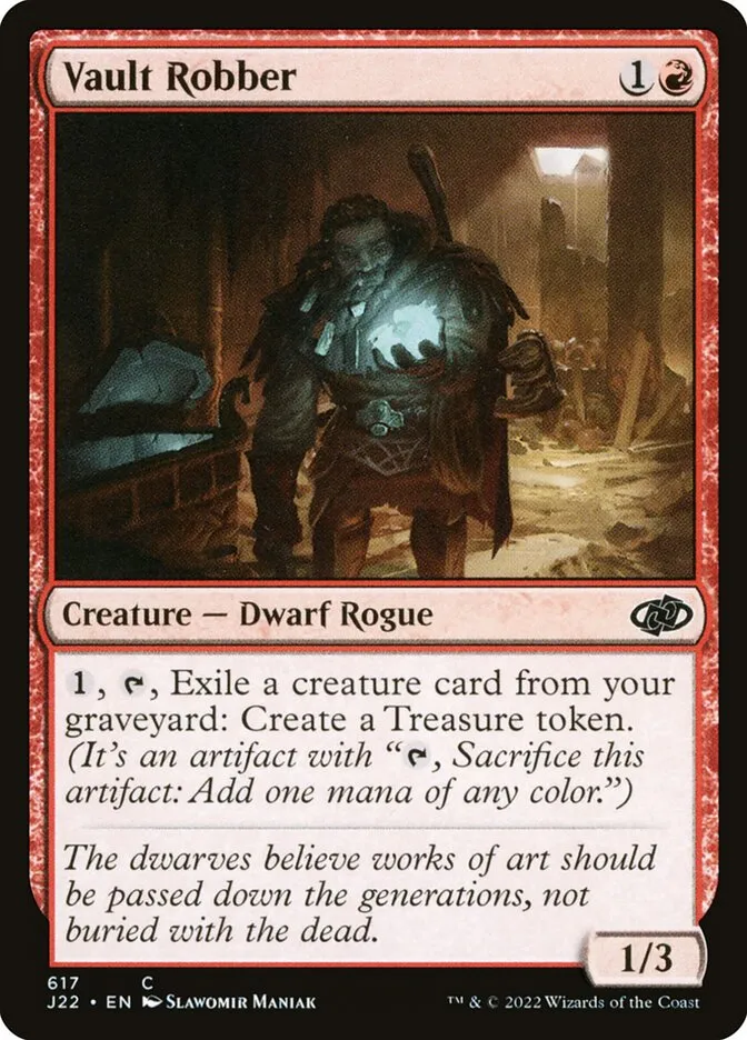 2022 Jumpstart 2022 Vault Robber common #617 common card image
