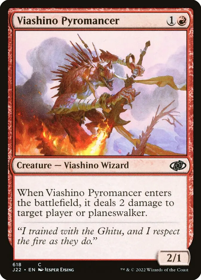2022 Jumpstart 2022 Viashino Pyromancer common #618 common card image