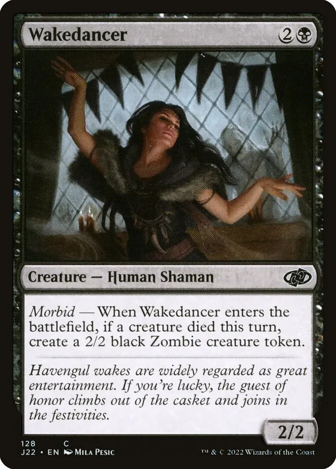 2022 Jumpstart 2022 Wakedancer common #128 common card image