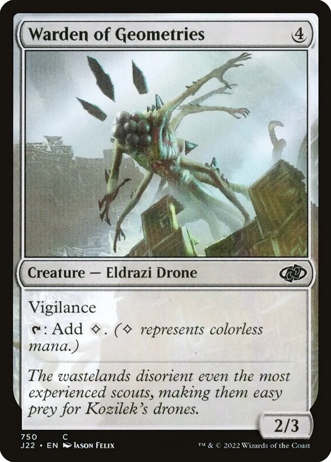 2022 Jumpstart 2022 Warden of Geometries #750 common card image