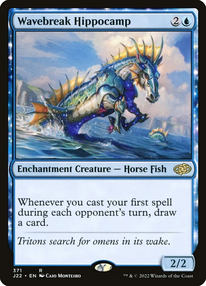 2022 Jumpstart 2022 Wavebreak Hippocamp #371 rare card image