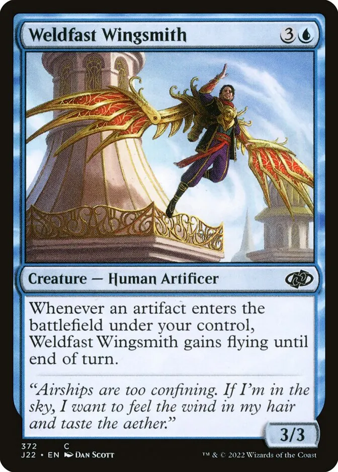 2022 Jumpstart 2022 Weldfast Wingsmith common #372 common card image