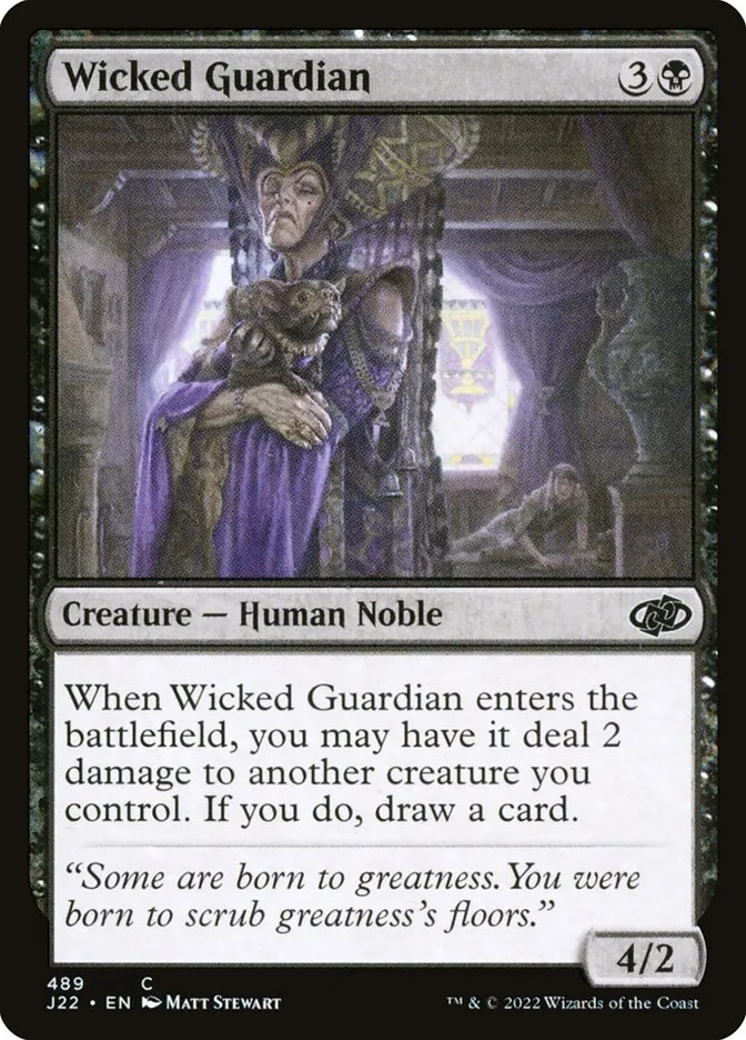 2022 Jumpstart 2022 Wicked Guardian #489 common card image