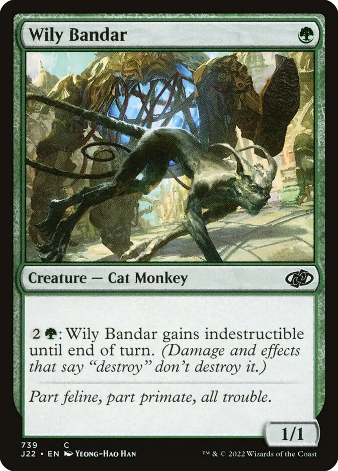 2022 Jumpstart 2022 Wily Bandar #739 common card image