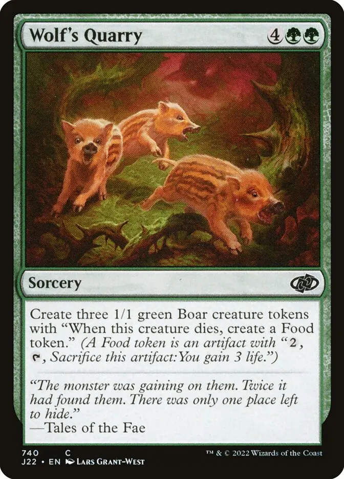 2022 Jumpstart 2022 Wolf's Quarry common #740 common card image