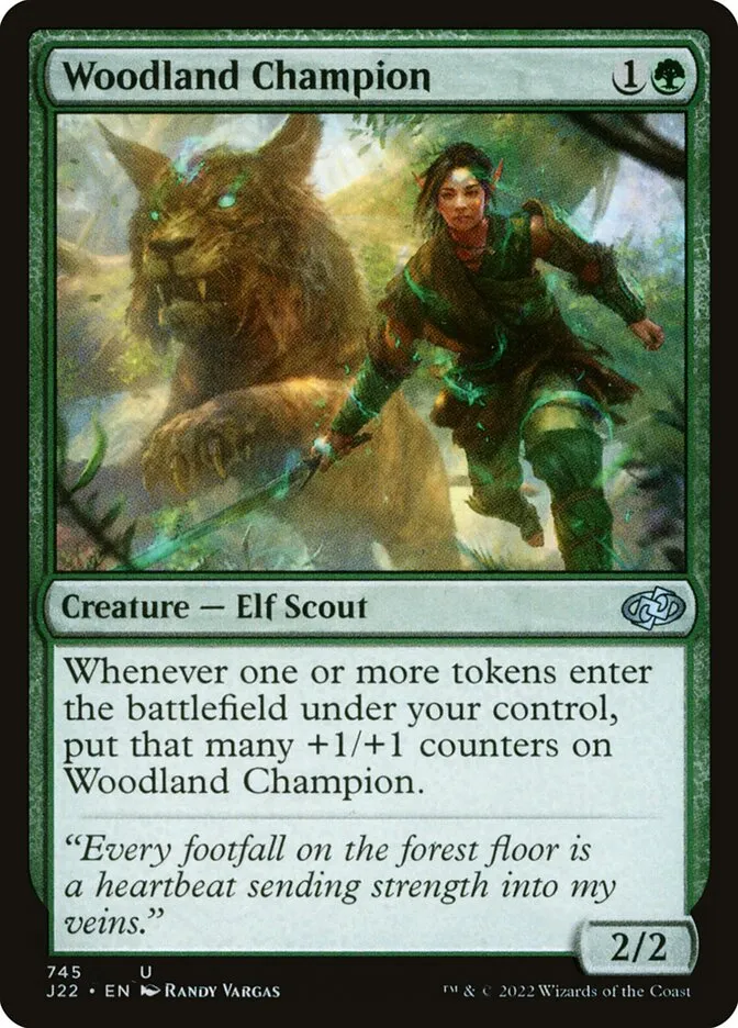 2022 Jumpstart 2022 Woodland Champion #745 uncommon card image