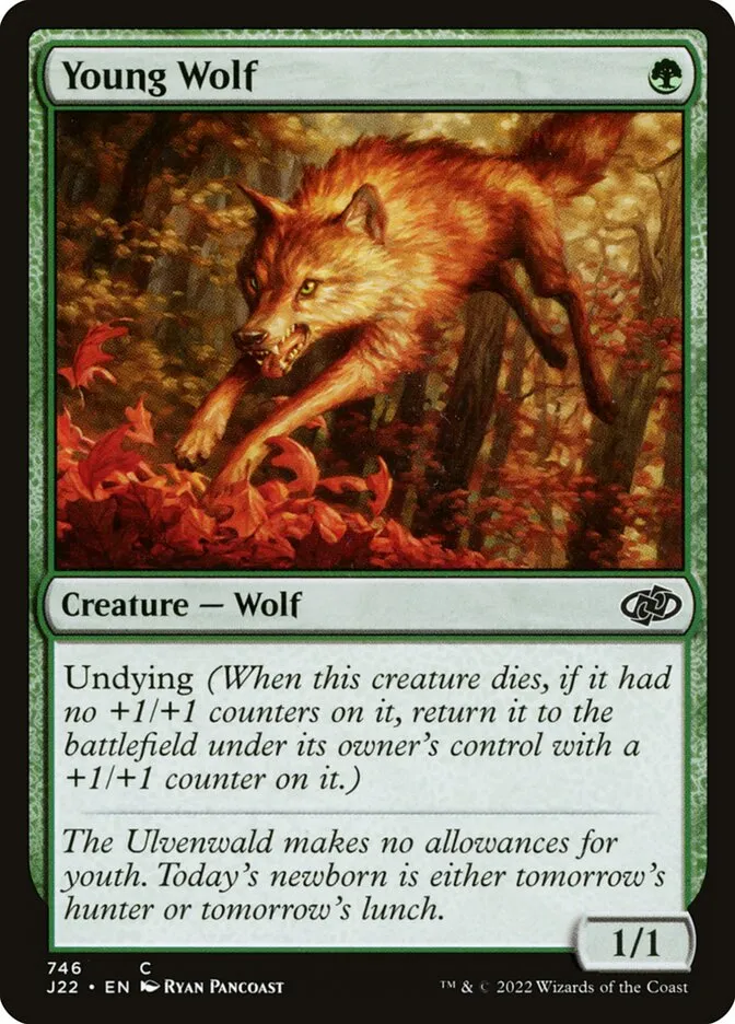 2022 Jumpstart 2022 Young Wolf common #746 common card image