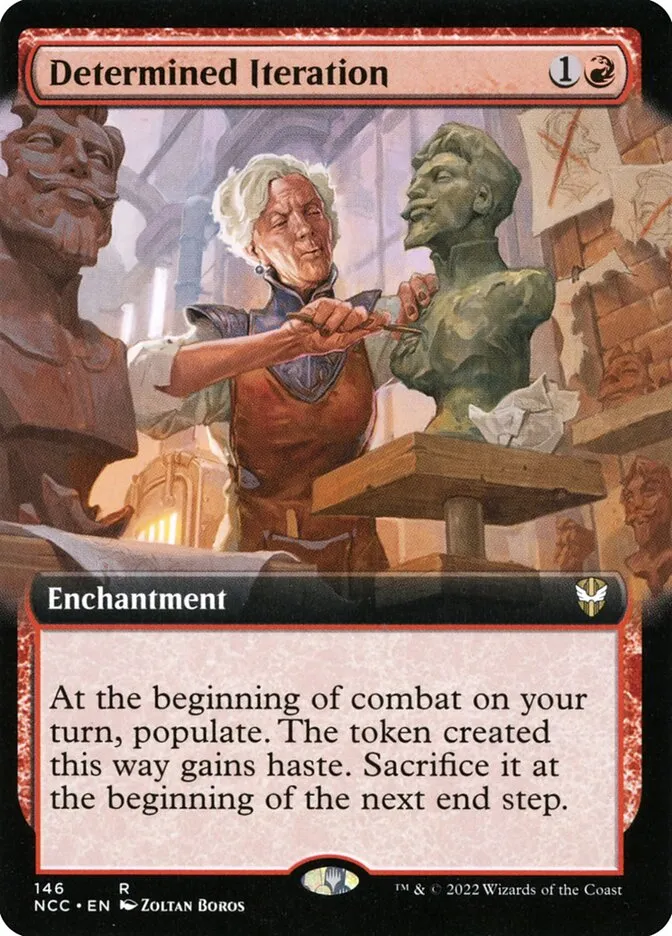 2022 New Capenna Commander Determined Iteration [Extended Art] rare #146 rare card image