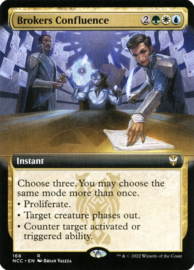 2022 New Capenna Commander Brokers Confluence rare #168 rare card image