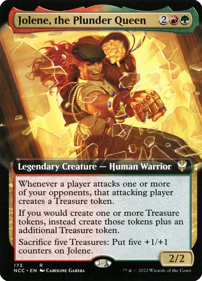 2022 New Capenna Commander Jolene, the Plunder Queen rare #173 rare card image
