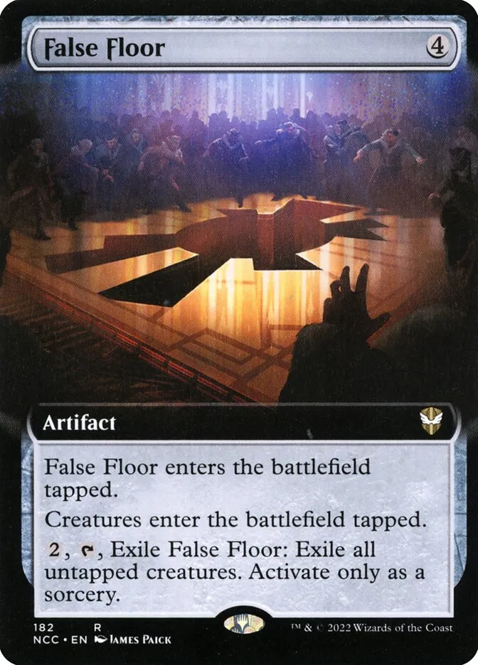 2022 New Capenna Commander False Floor rare #182 rare card image