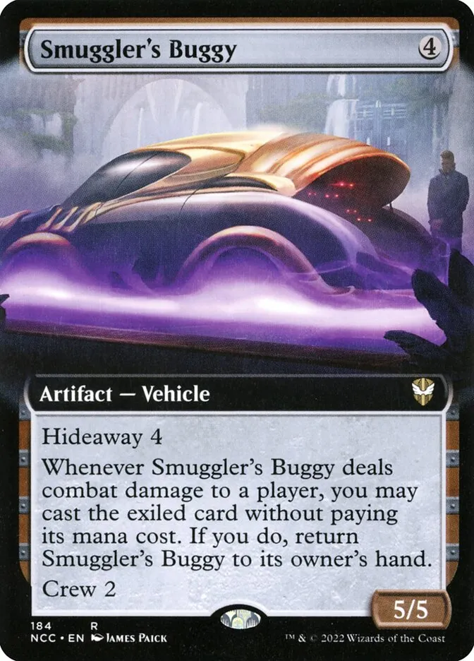 2022 New Capenna Commander Smuggler's Buggy rare #184 rare card image