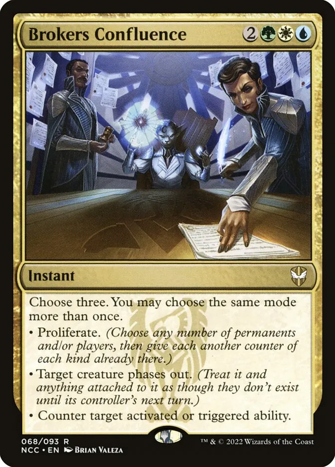 2022 New Capenna Commander Brokers Confluence #68 rare card image