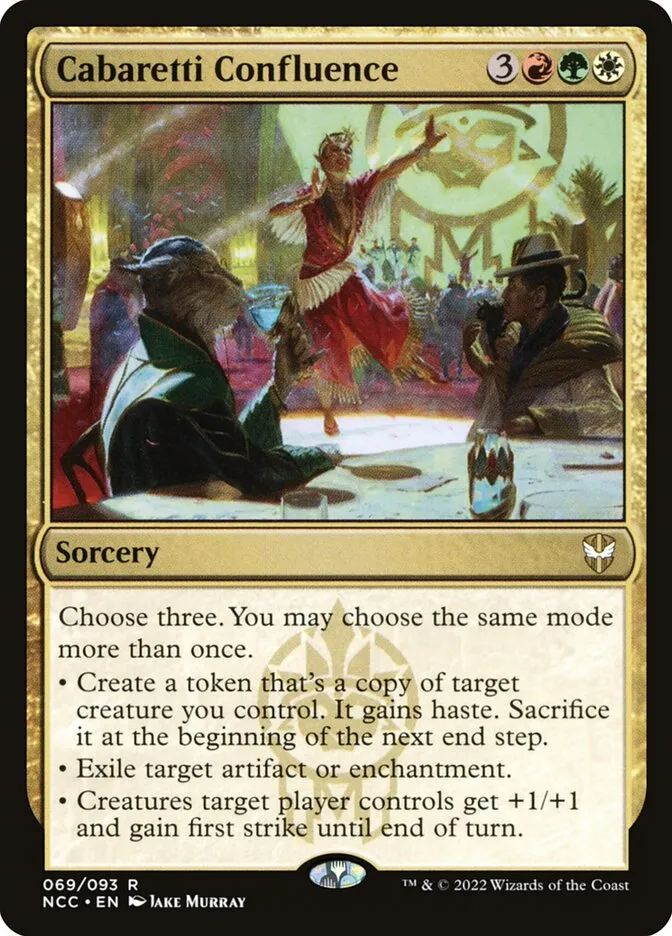 2022 New Capenna Commander Cabaretti Confluence #69 rare card image