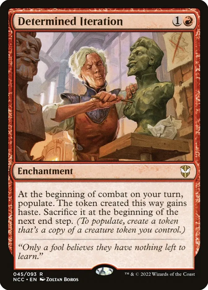 2022 New Capenna Commander Determined Iteration rare #45 rare card image