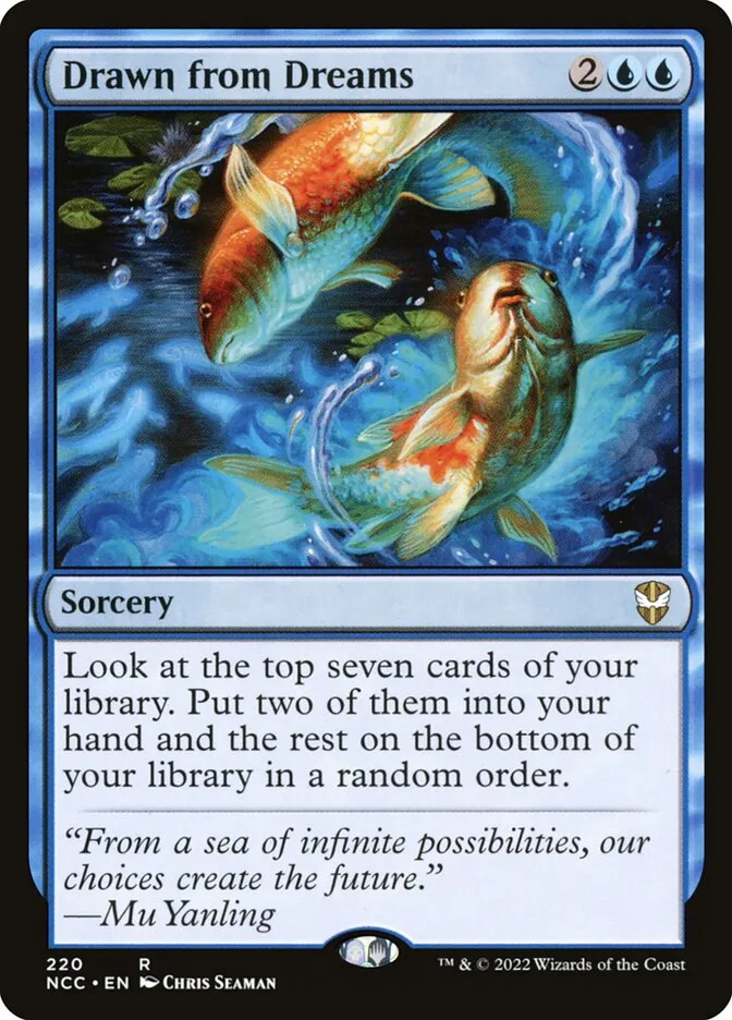 2022 New Capenna Commander Drawn from Dreams #220 rare card image