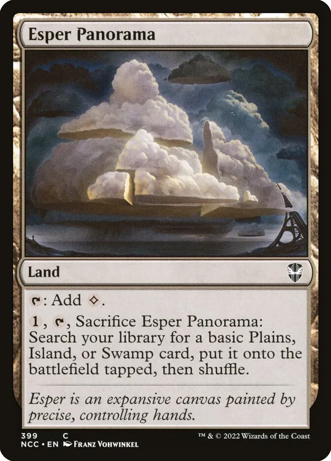 2022 New Capenna Commander Esper Panorama common #399 common card image