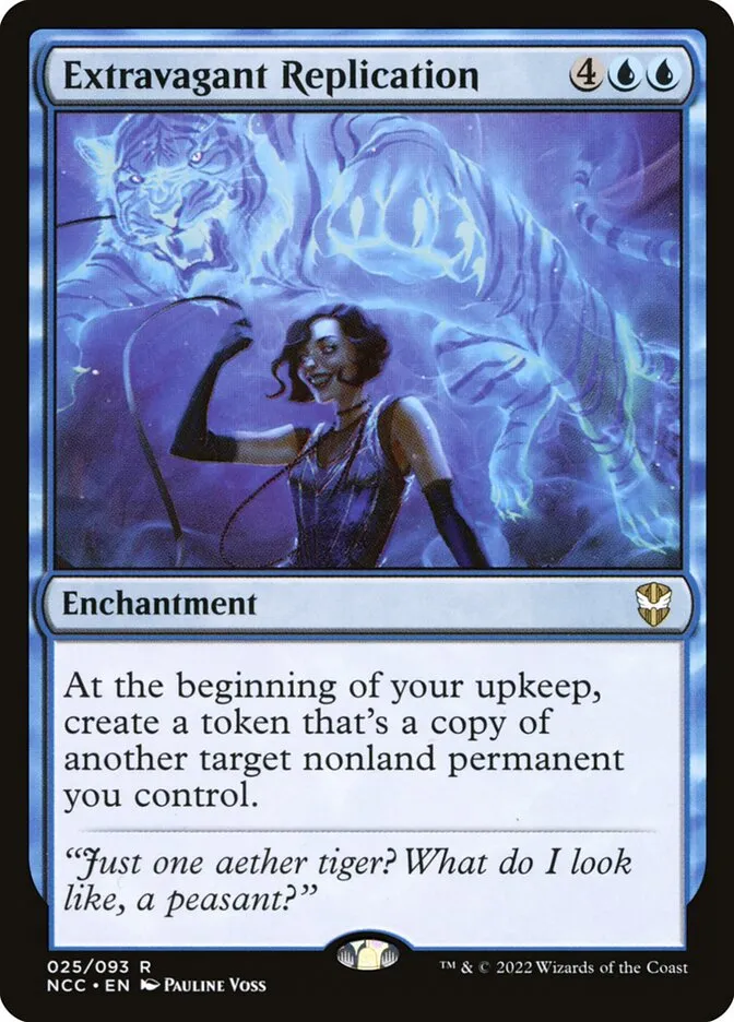 2022 New Capenna Commander Extravagant Replication #25 rare card image