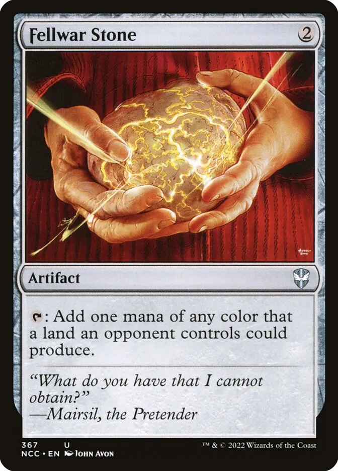 2022 New Capenna Commander Fellwar Stone uncommon #367 uncommon card image
