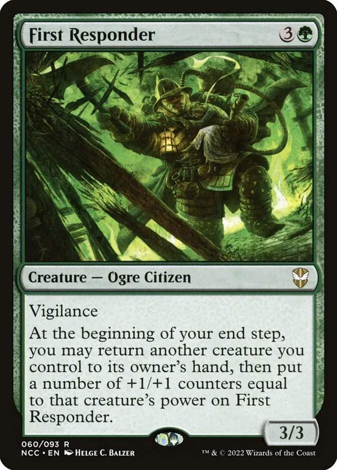 2022 New Capenna Commander First Responder rare #60 rare card image