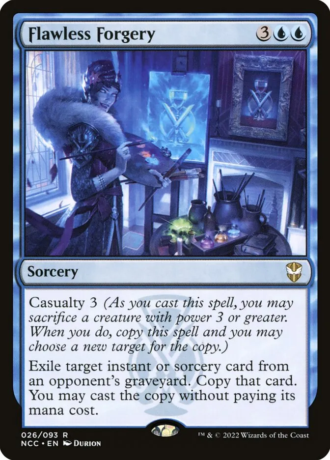 2022 New Capenna Commander Flawless Forgery #26 rare card image
