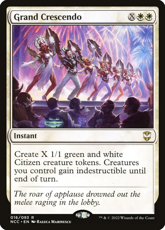 2022 New Capenna Commander Grand Crescendo #16 rare card image