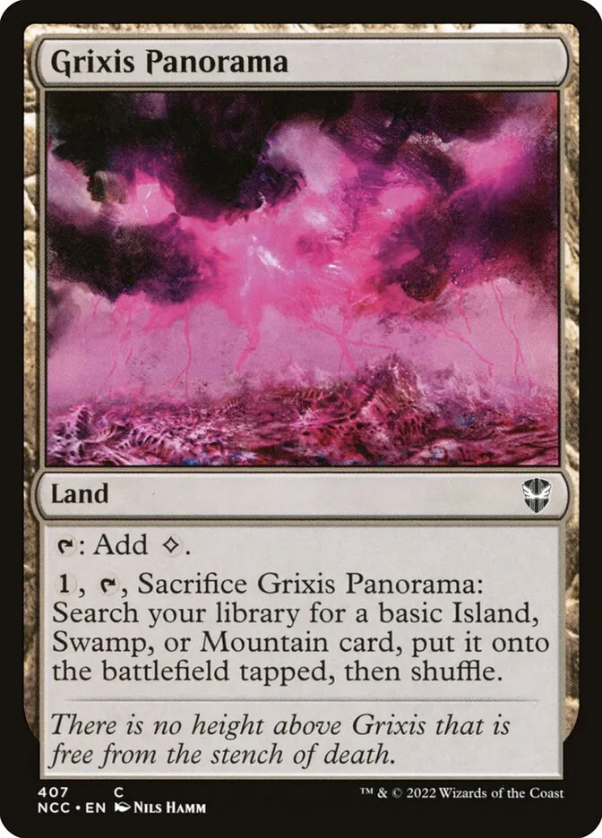 2022 New Capenna Commander Grixis Panorama common #407 common card image