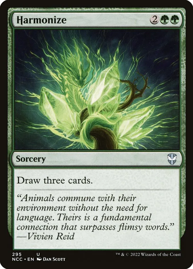2022 New Capenna Commander Harmonize uncommon #295 uncommon card image