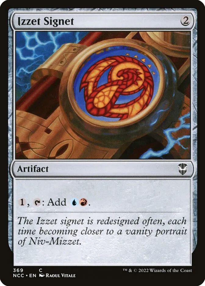2022 New Capenna Commander Izzet Signet common #369 common card image