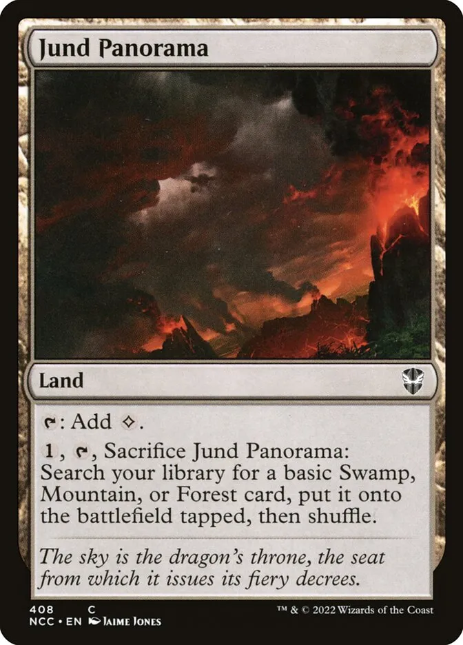 2022 New Capenna Commander Jund Panorama common #408 common card image