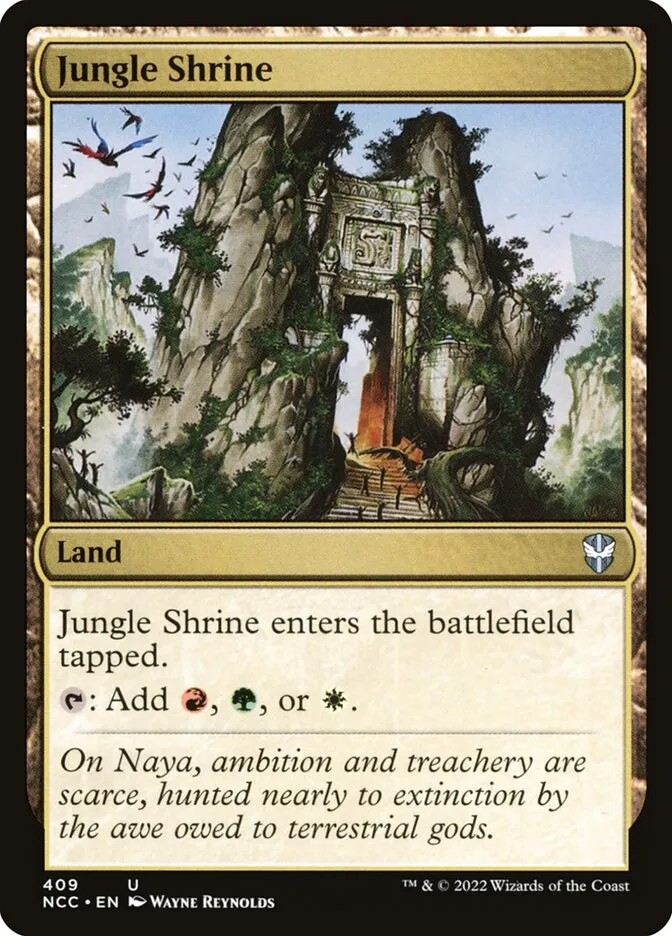 2022 New Capenna Commander Jungle Shrine #409 uncommon card image